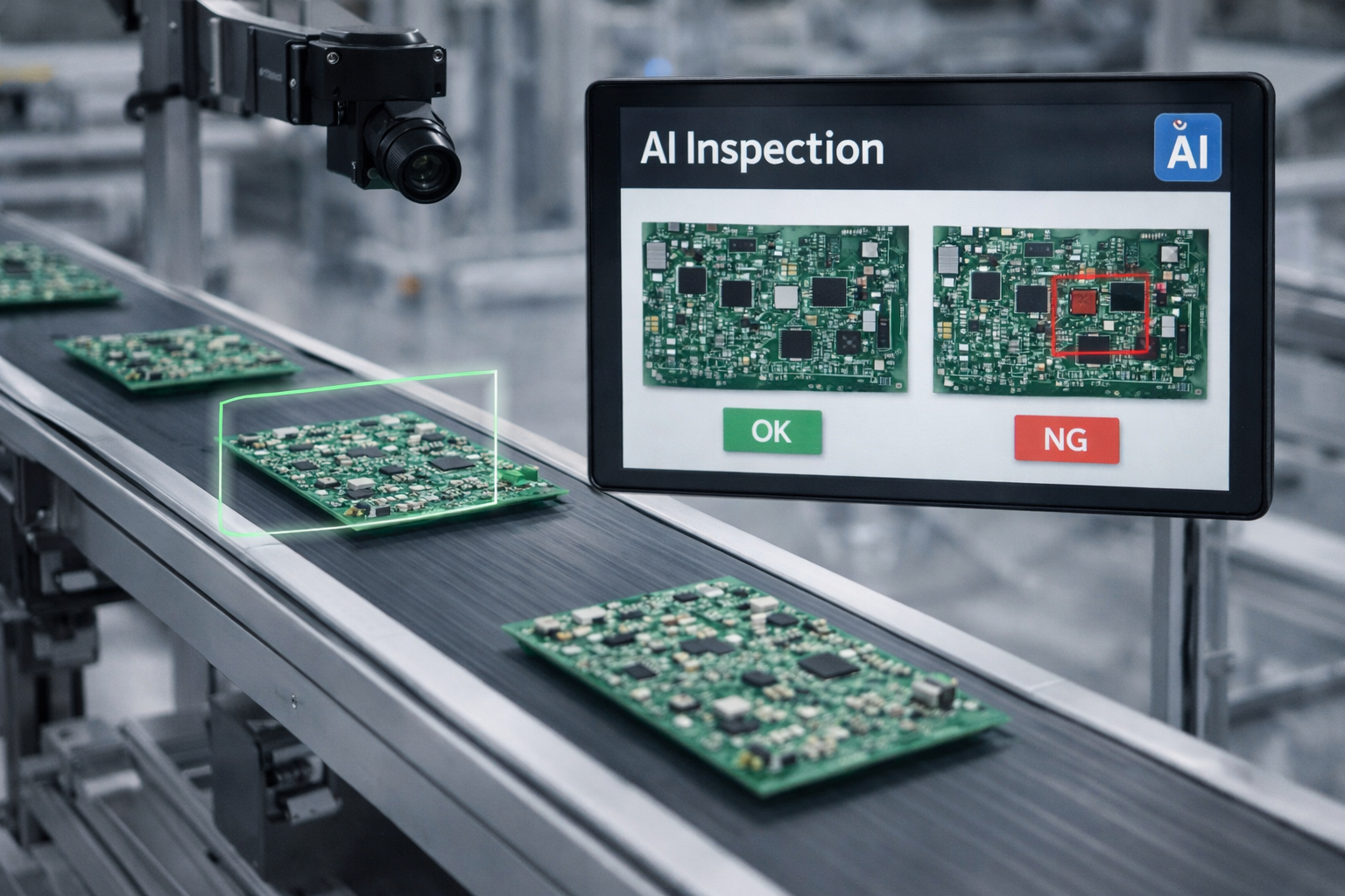 AI検査ライン自動化